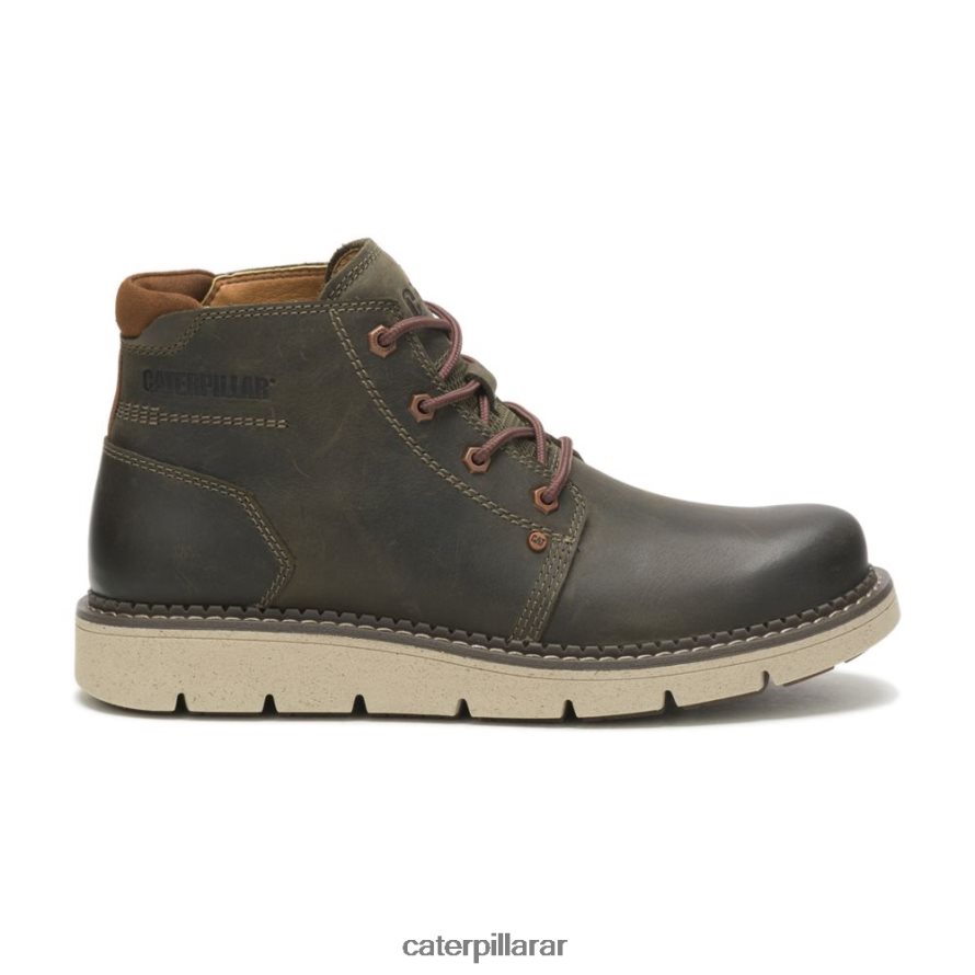 8F44LN195 Caterpillar bota impermeable encubierta media hombres noche de oliva | impermeable