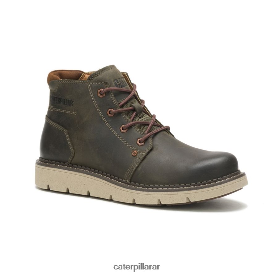 8F44LN195 Caterpillar bota impermeable encubierta media hombres noche de oliva | impermeable