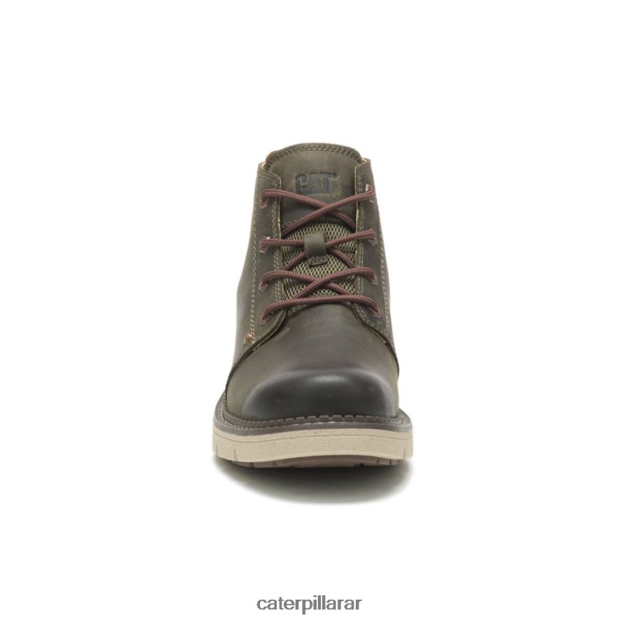 8F44LN195 Caterpillar bota impermeable encubierta media hombres noche de oliva | impermeable
