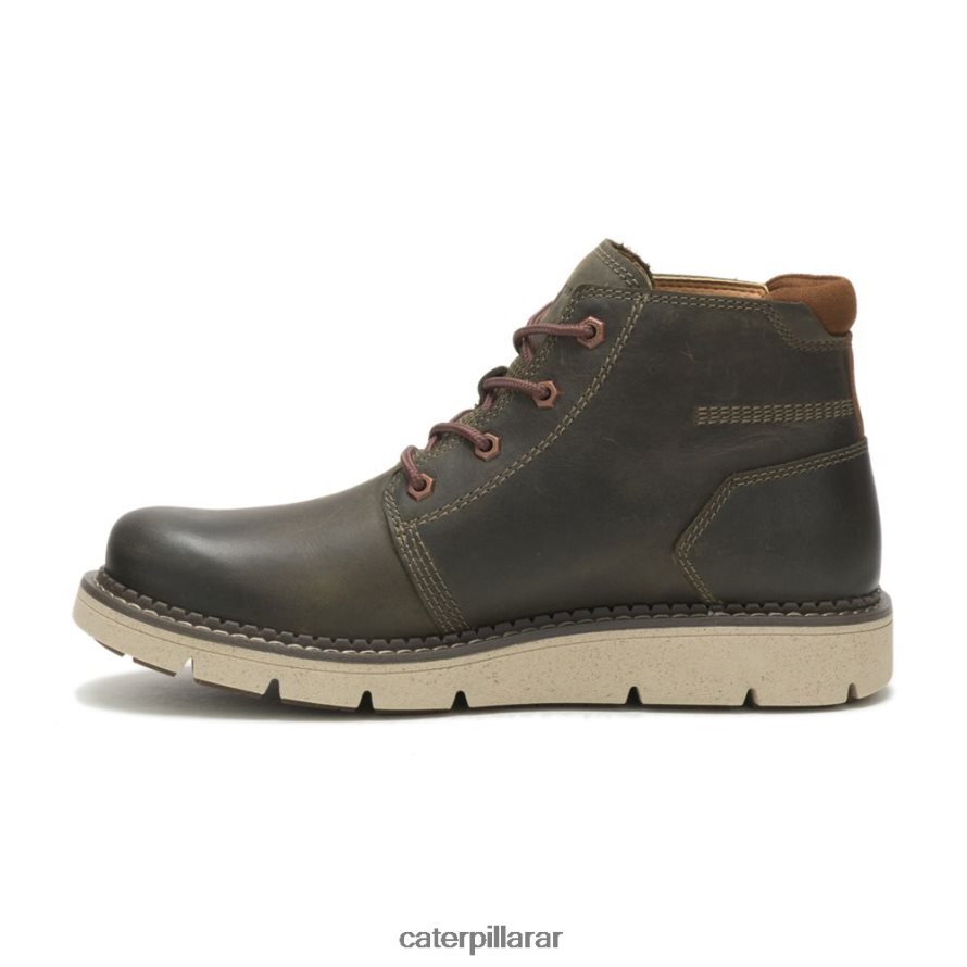 8F44LN195 Caterpillar bota impermeable encubierta media hombres noche de oliva | impermeable