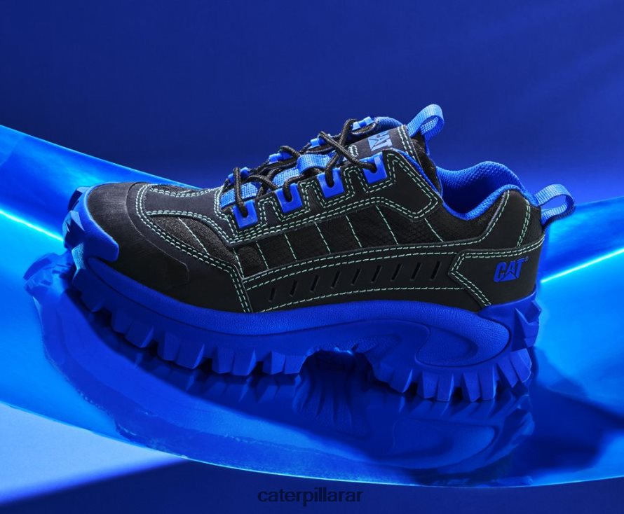 8F44LN120 Caterpillar zapato sobrealimentado intruso hombres azul negro | zapatillas casuales gruesas