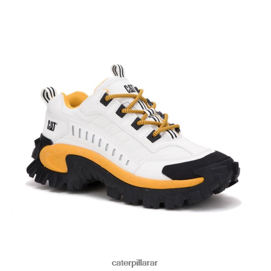 8F44LN131 Caterpillar zapato intruso hombres blanco amarillo | zapatillas casuales gruesas