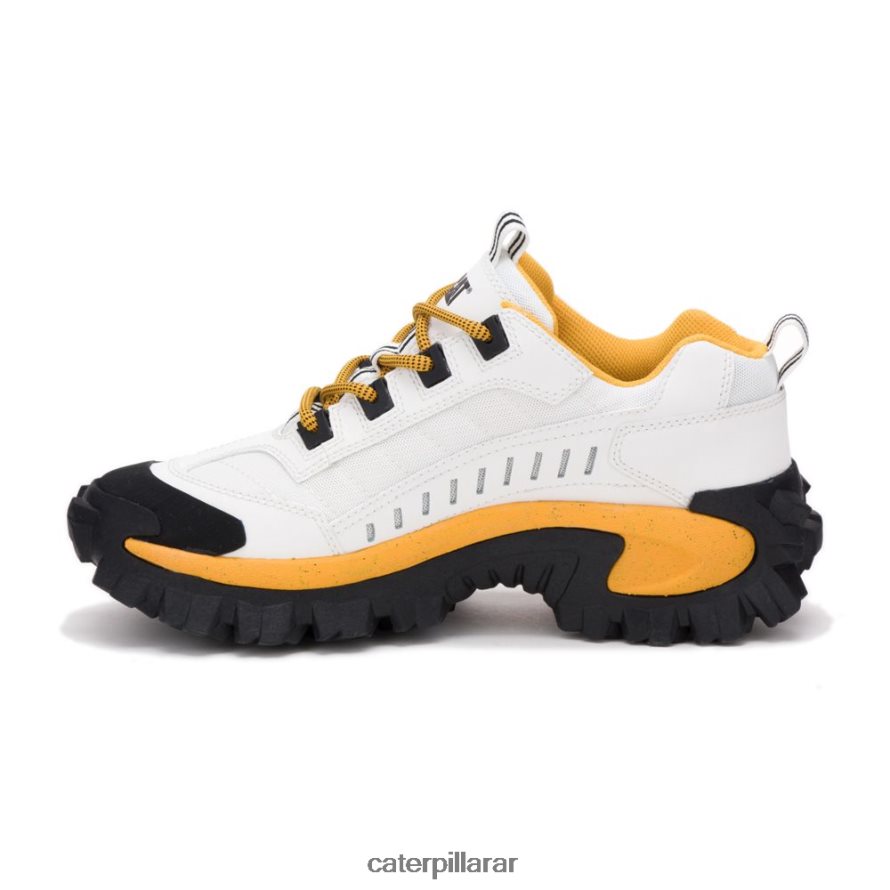 8F44LN131 Caterpillar zapato intruso hombres blanco amarillo | zapatillas casuales gruesas