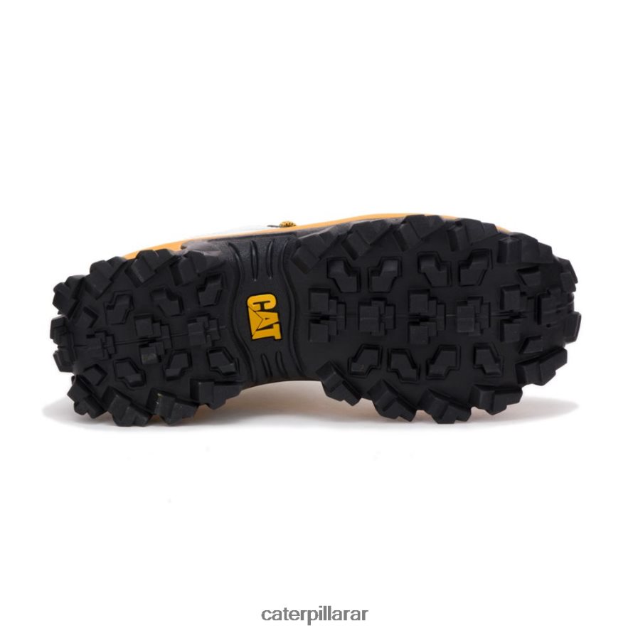8F44LN131 Caterpillar zapato intruso hombres blanco amarillo | zapatillas casuales gruesas