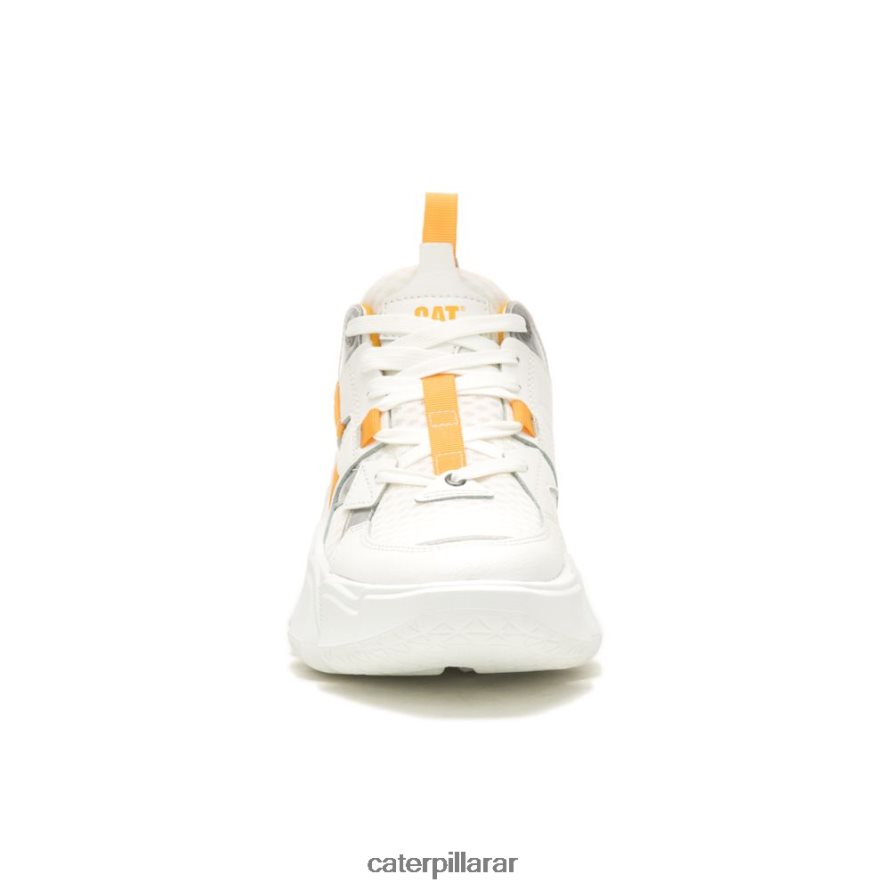 8F44LN155 Caterpillar tenis de malla impostor hombres blanco brillante | zapatillas casuales gruesas