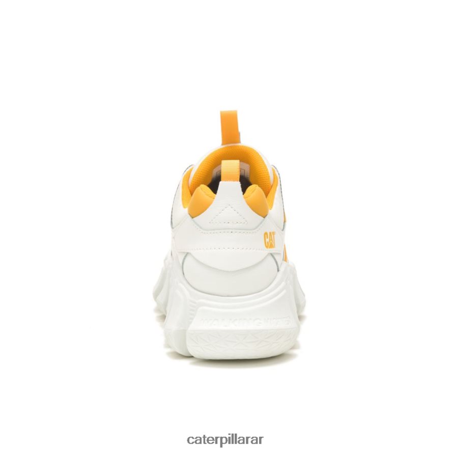 8F44LN155 Caterpillar tenis de malla impostor hombres blanco brillante | zapatillas casuales gruesas