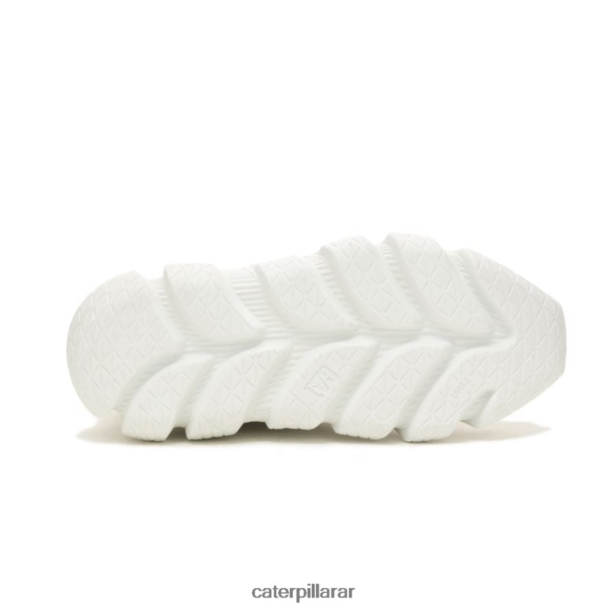 8F44LN155 Caterpillar tenis de malla impostor hombres blanco brillante | zapatillas casuales gruesas