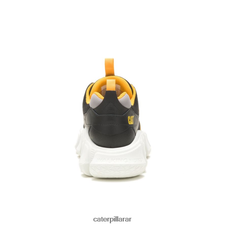 8F44LN156 Caterpillar tenis de malla impostor hombres negro | zapatillas casuales gruesas