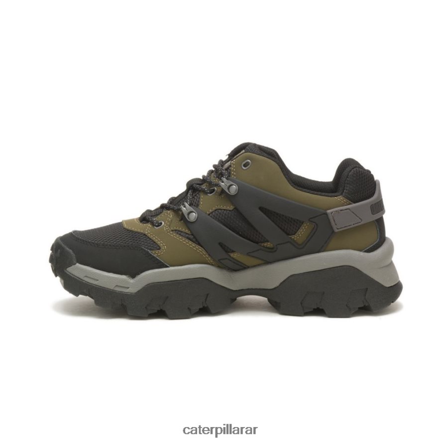 8F44LN159 Caterpillar zapatillas reactor hombres oliva oscuro/negro | zapatillas casuales gruesas