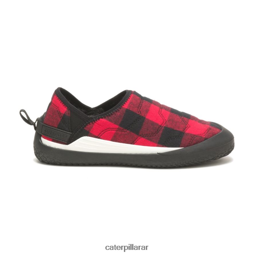 8F44LN170 Caterpillar resbalón cruzado en hombres cuadros rojos | zapatos casuales