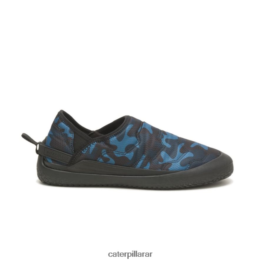 8F44LN172 Caterpillar resbalón cruzado en hombres camuflaje azul | zapatos casuales
