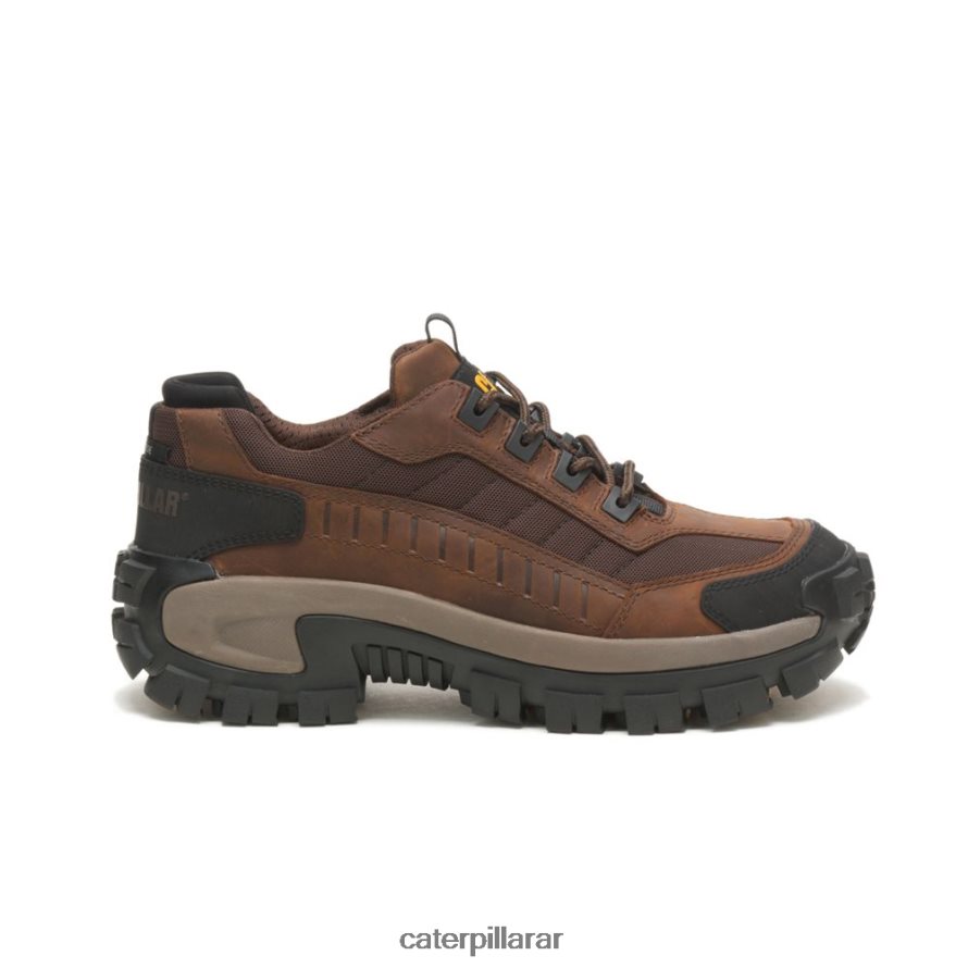 8F44LN79 Caterpillar zapato de trabajo invasor con punta de acero hombres marron oscuro | zapatos de trabajo