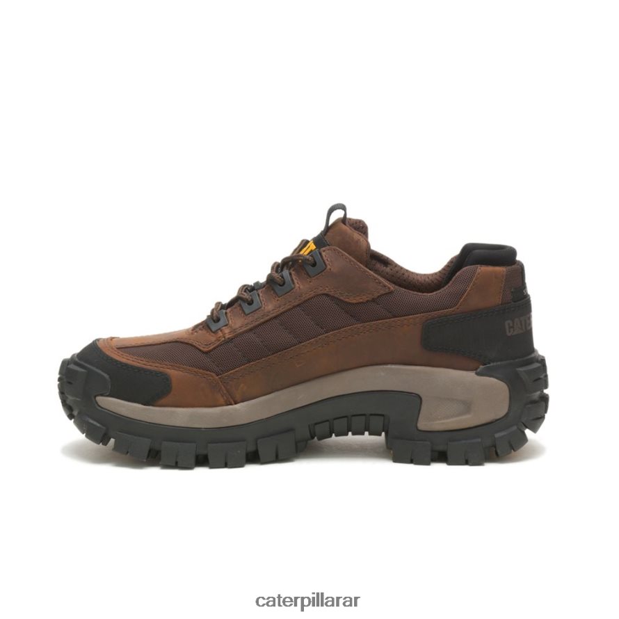 8F44LN79 Caterpillar zapato de trabajo invasor con punta de acero hombres marron oscuro | zapatos de trabajo
