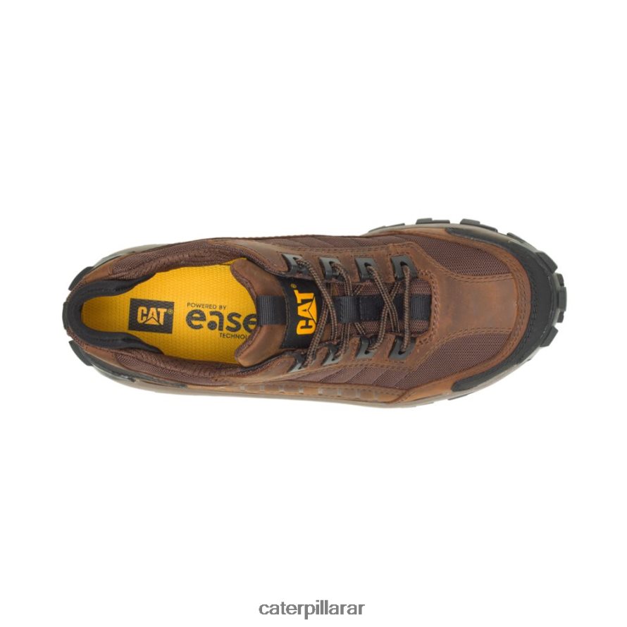 8F44LN79 Caterpillar zapato de trabajo invasor con punta de acero hombres marron oscuro | zapatos de trabajo