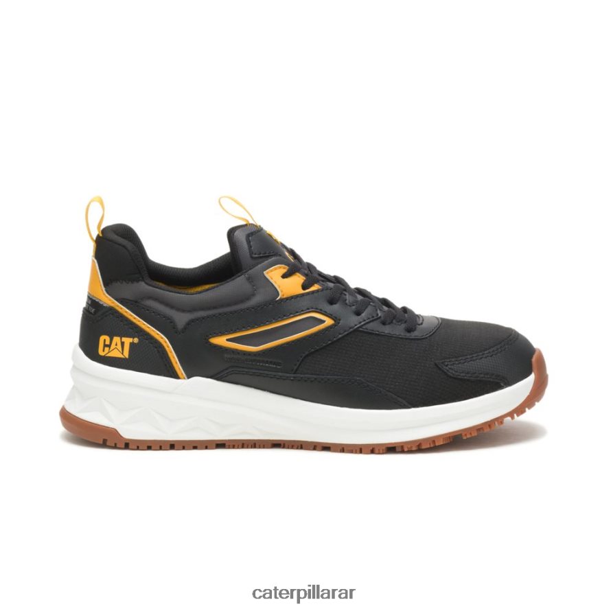 8F44LN82 Caterpillar Zapato de trabajo con punta de compuesto de carbono Streamline Runner hombres amarillo negro | zapatos de trabajo