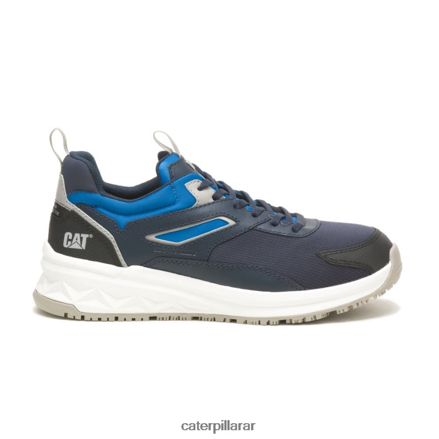 8F44LN84 Caterpillar Zapato de trabajo con punta de compuesto de carbono Streamline Runner hombres Eclipse total | zapatos de trabajo