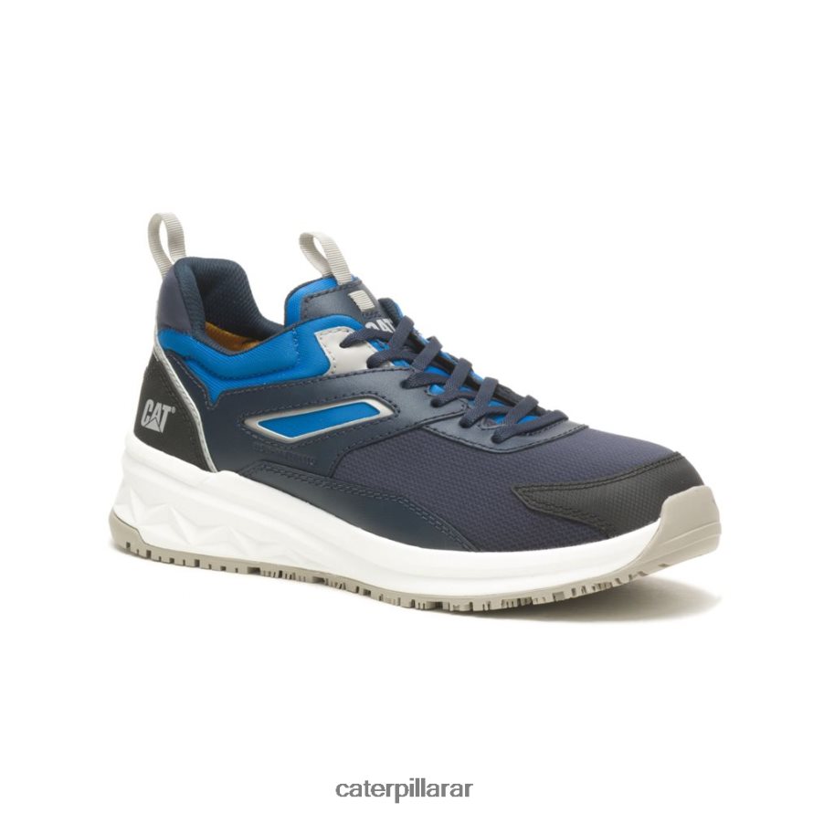 8F44LN84 Caterpillar Zapato de trabajo con punta de compuesto de carbono Streamline Runner hombres Eclipse total | zapatos de trabajo