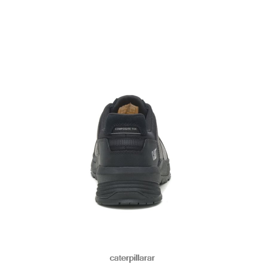 8F44LN94 Caterpillar Zapato de trabajo con punta de material compuesto de cuero aerodinámico 2.0 hombres negro | zapatos de trabajo