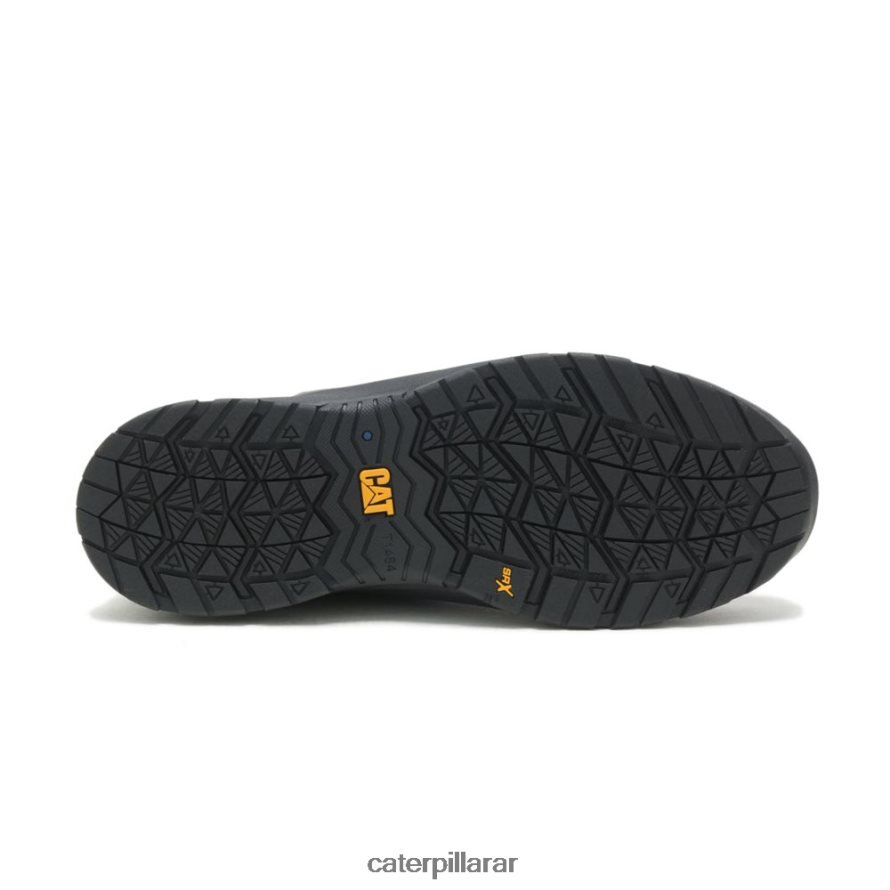 8F44LN94 Caterpillar Zapato de trabajo con punta de material compuesto de cuero aerodinámico 2.0 hombres negro | zapatos de trabajo