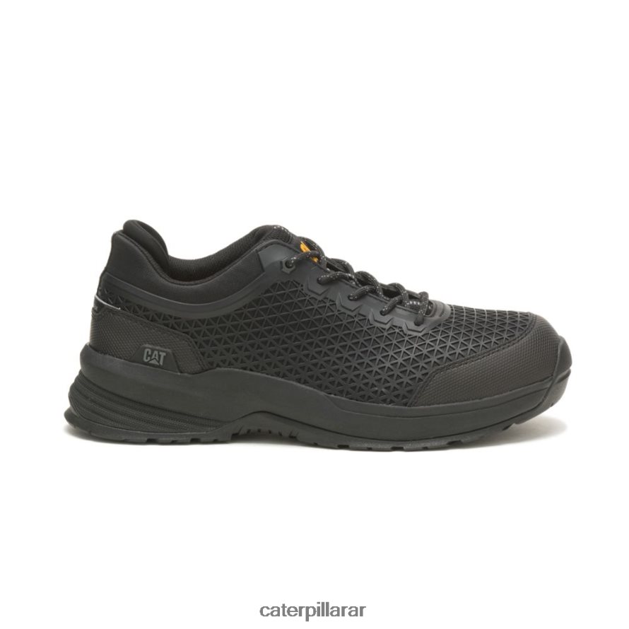 8F44LN96 Caterpillar Zapato de trabajo con punta de material compuesto aerodinámico 2.0 hombres negro | zapatos de trabajo