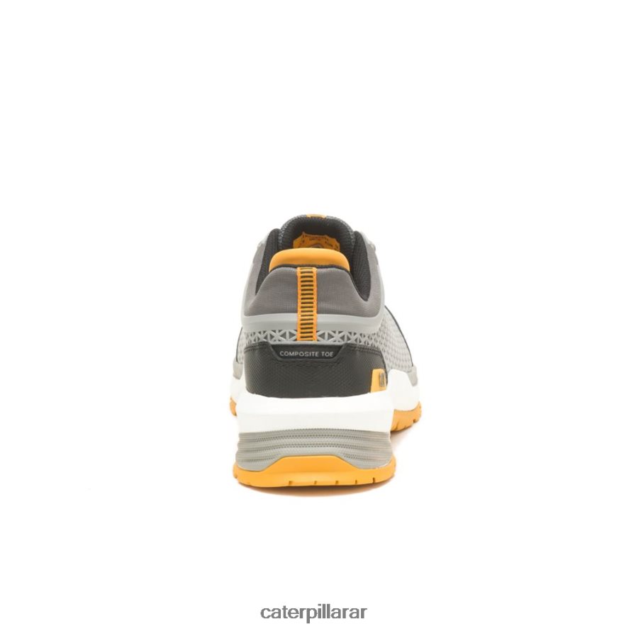 8F44LN98 Caterpillar Zapato de trabajo con punta de material compuesto aerodinámico 2.0 hombres carbón medio/paloma | zapatos de trabajo