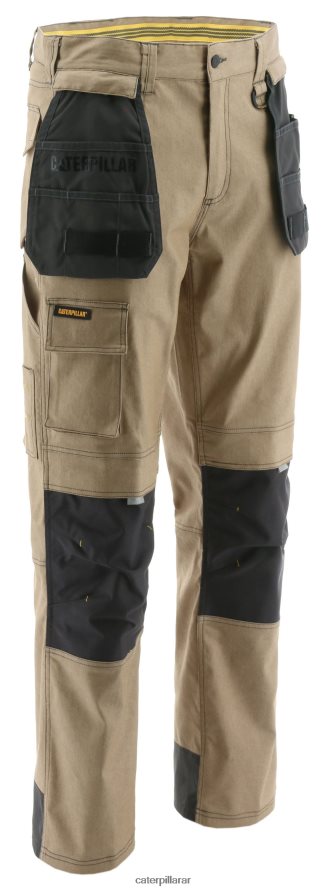 8F44LN117 Caterpillar pantalón defensor h2o hombres arena oscura | fondos