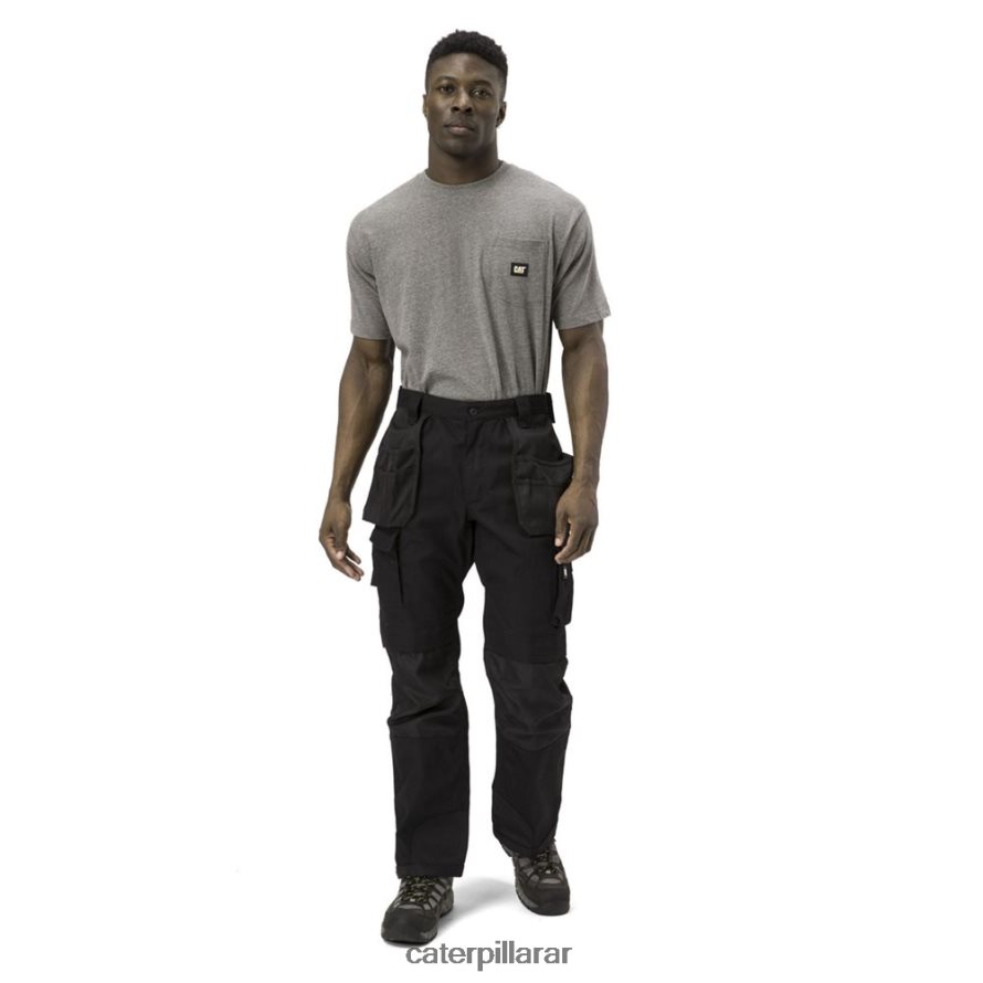 8F44LN246 Caterpillar pantalón de marca hombres negro | fondos