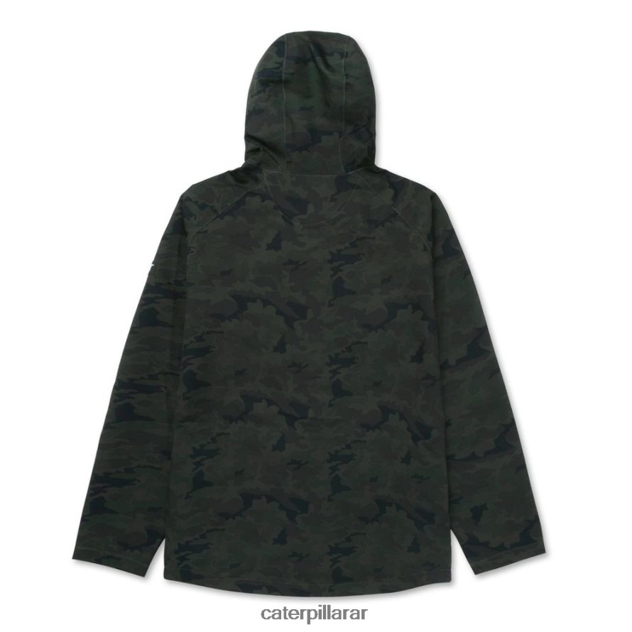 8F44LN112 Caterpillar chaqueta de lluvia esencial hombres camuflaje nocturno | tops y ropa de abrigo