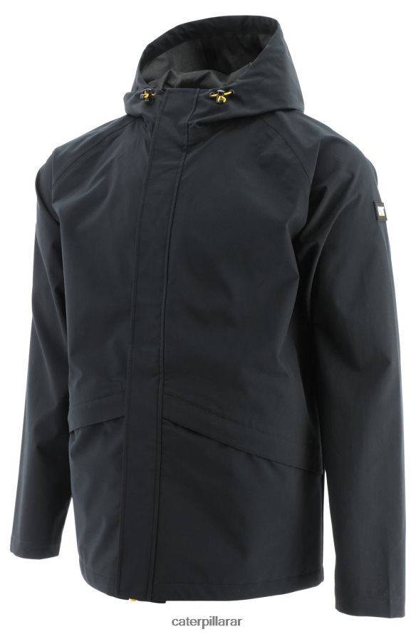 8F44LN113 Caterpillar chaqueta de lluvia esencial hombres negro | tops y ropa de abrigo