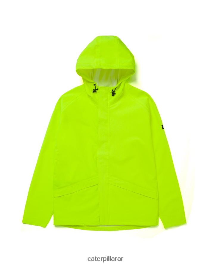 8F44LN114 Caterpillar chaqueta de lluvia esencial hombres amarillo de alta visibilidad | tops y ropa de abrigo