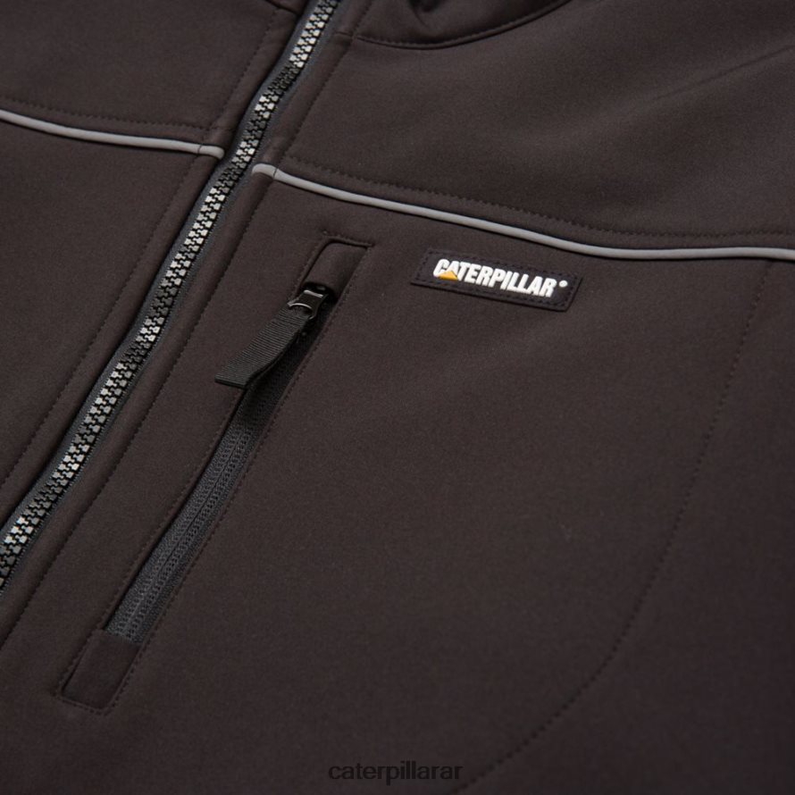 8F44LN116 Caterpillar chaqueta de caparazón blando hombres negro | tops y ropa de abrigo