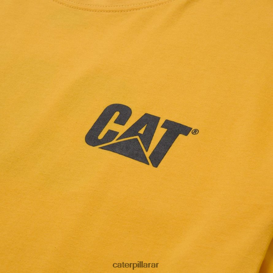 8F44LN211 Caterpillar camiseta de marca registrada hombres amarillo | tops y ropa de abrigo