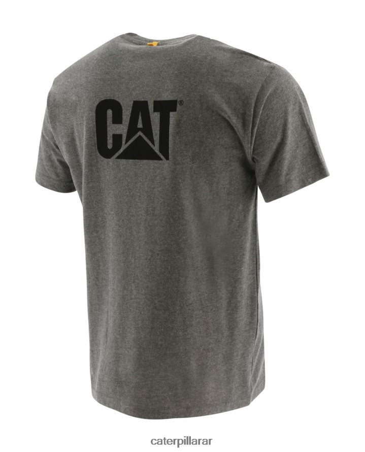8F44LN213 Caterpillar camiseta de marca registrada hombres gris jaspeado oscuro | tops y ropa de abrigo