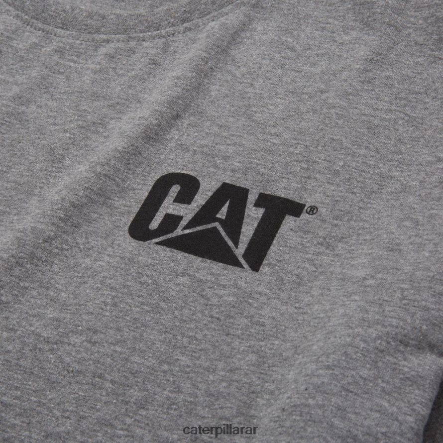 8F44LN213 Caterpillar camiseta de marca registrada hombres gris jaspeado oscuro | tops y ropa de abrigo