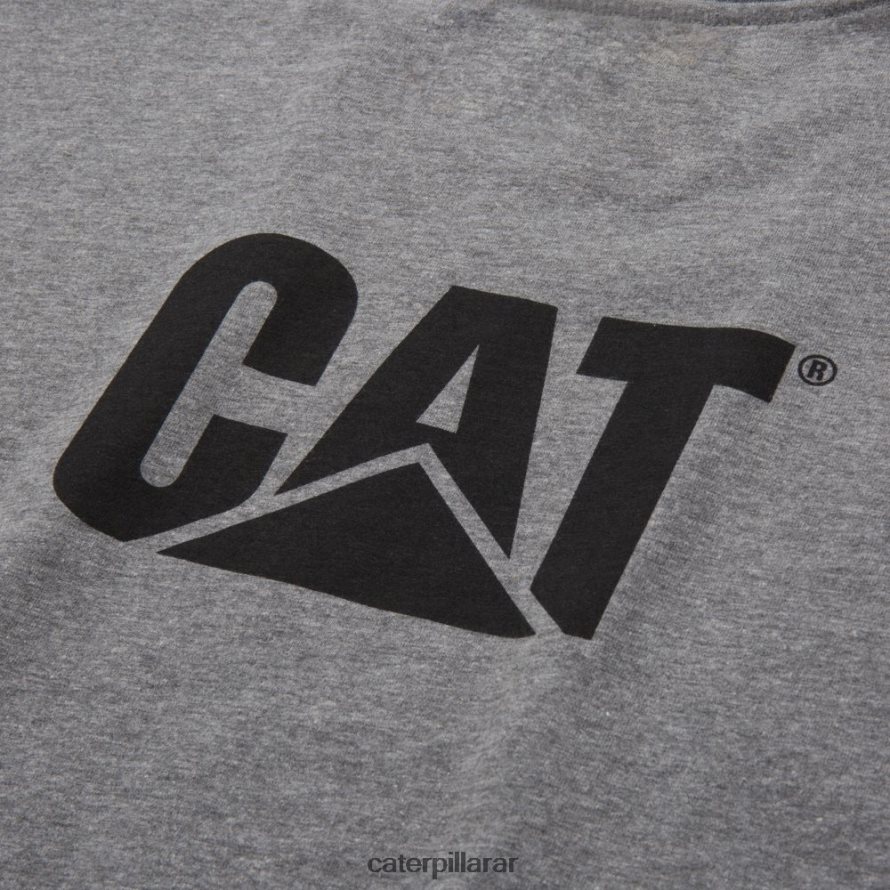 8F44LN213 Caterpillar camiseta de marca registrada hombres gris jaspeado oscuro | tops y ropa de abrigo
