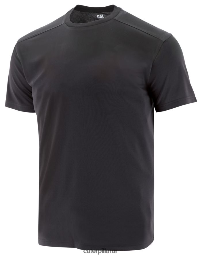 8F44LN218 Caterpillar camiseta de manga corta coolmax hombres negro | tops y ropa de abrigo