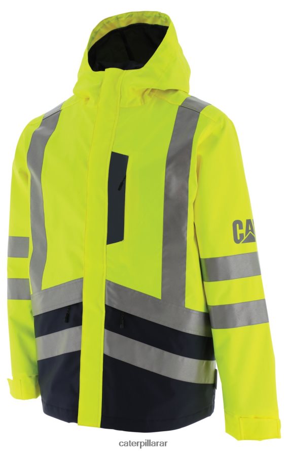 8F44LN220 Caterpillar impermeable de alta visibilidad hombres amarillo de alta visibilidad | tops y ropa de abrigo