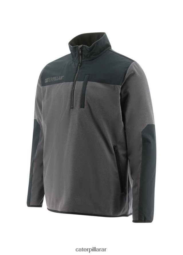 8F44LN223 Caterpillar jersey con cremallera de 1/4 de rendimiento hombres negro | tops y ropa de abrigo