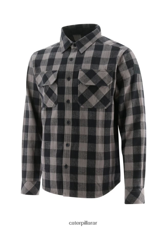 8F44LN227 Caterpillar camisa con motivo de cuadros de búfalo hombres negro | tops y ropa de abrigo