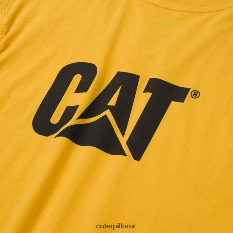 8F44LN232 Caterpillar camiseta sin mangas con bolsillo de la marca registrada hombres amarillo | tops y ropa de abrigo