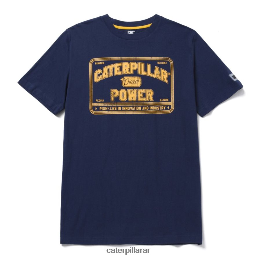 8F44LN239 Caterpillar camiseta de poder hombres detroit azul | tops y ropa de abrigo