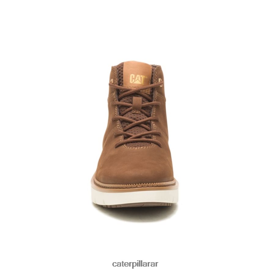 8F44LN305 Caterpillar Bota media Chariot con puntera lisa mujer bisonte | botas casuales