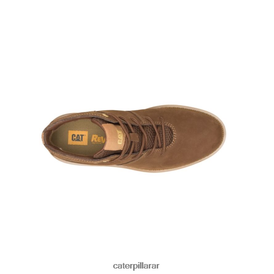 8F44LN305 Caterpillar Bota media Chariot con puntera lisa mujer bisonte | botas casuales