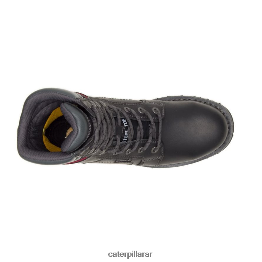 8F44LN262 Caterpillar bota de trabajo impermeable con punta de acero echo mujer negro | botas de trabajo