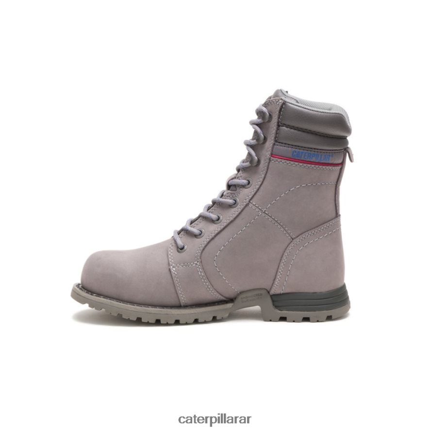8F44LN263 Caterpillar bota de trabajo impermeable con punta de acero echo mujer gris escarcha | botas de trabajo