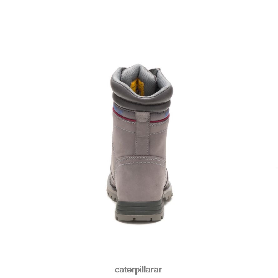 8F44LN263 Caterpillar bota de trabajo impermeable con punta de acero echo mujer gris escarcha | botas de trabajo