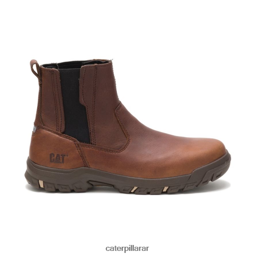8F44LN265 Caterpillar bota de trabajo abbey con punta de acero mujer caramelo de azúcar con mantequilla | botas de trabajo