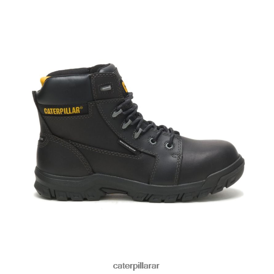 8F44LN267 Caterpillar Bota de trabajo con puntera de material compuesto resistente al agua y reabsorción mujer negro | botas de trabajo