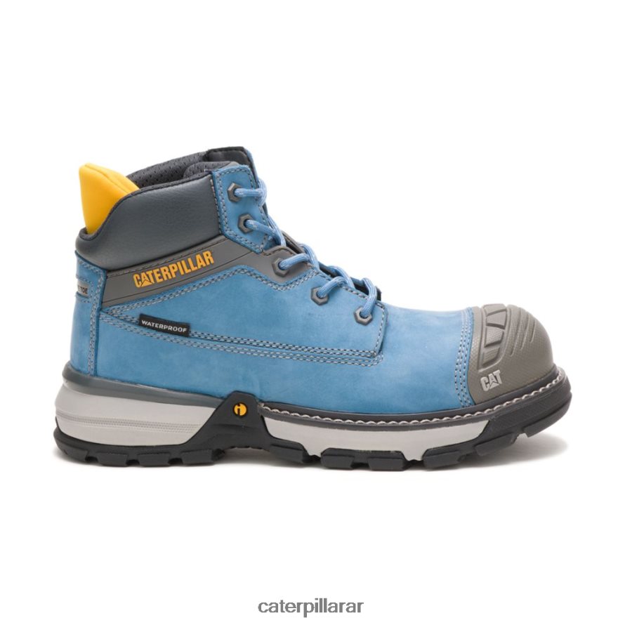 8F44LN269 Caterpillar Bota de trabajo impermeable con punta de compuesto de carbono para excavadoras Superlite mujer Cielo azul | botas de trabajo