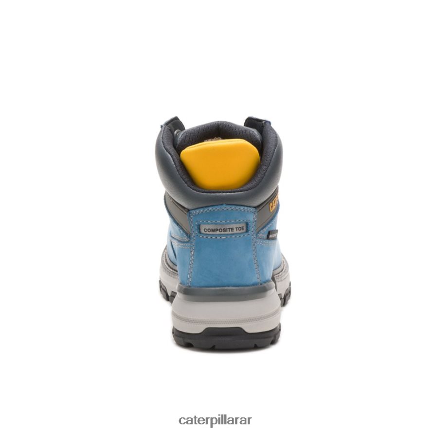 8F44LN269 Caterpillar Bota de trabajo impermeable con punta de compuesto de carbono para excavadoras Superlite mujer Cielo azul | botas de trabajo